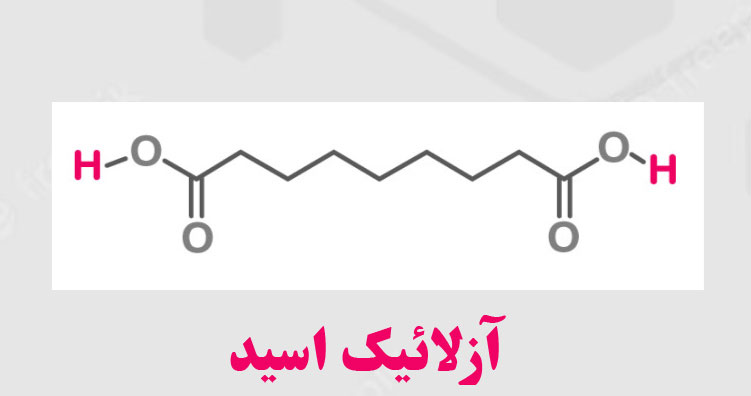 ساختار مولکولی آزلائیک اسید